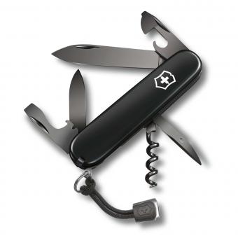 Victorinox Spartan 91mm, Mittleres Taschenmesser Onyx Black