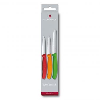 Victorinox Swiss Classic Gemüsemesser-Set, 3-teilig mehrfarbig