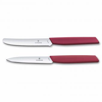 Victorinox Swiss Modern Gemüsemesser-Set, 2-teilig Berry