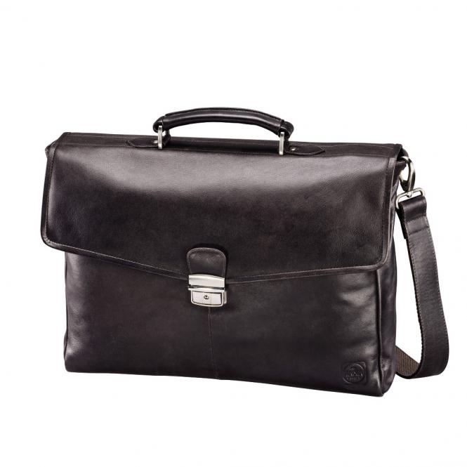 Pieter Ledertasche Rustic Dark Brown