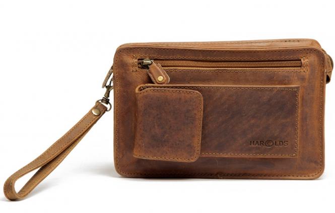Handgelenktasche natur