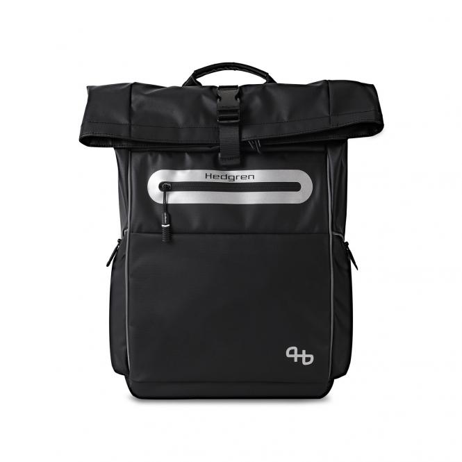 Roll Up Backpack 15" + RFID Black