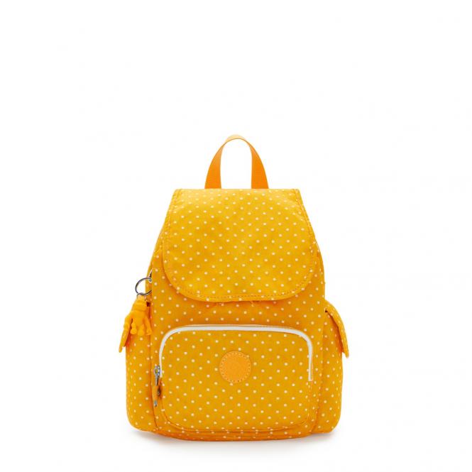Kipling CITY PACK MINI kleiner Rucksack Soft Dot Yellow jetzt online kaufen auf Koffer