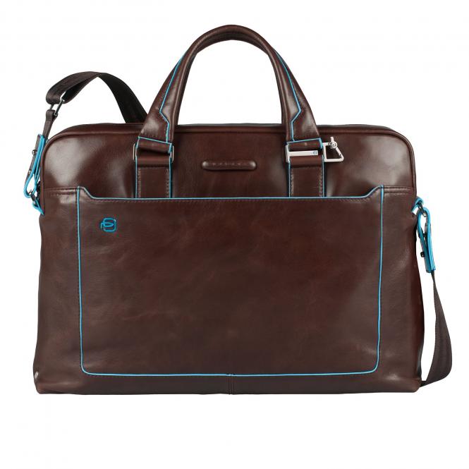 Kurzgriff-Laptoptasche mit iPad®-Fach, Schirm/ Flaschentasche Mahagoni