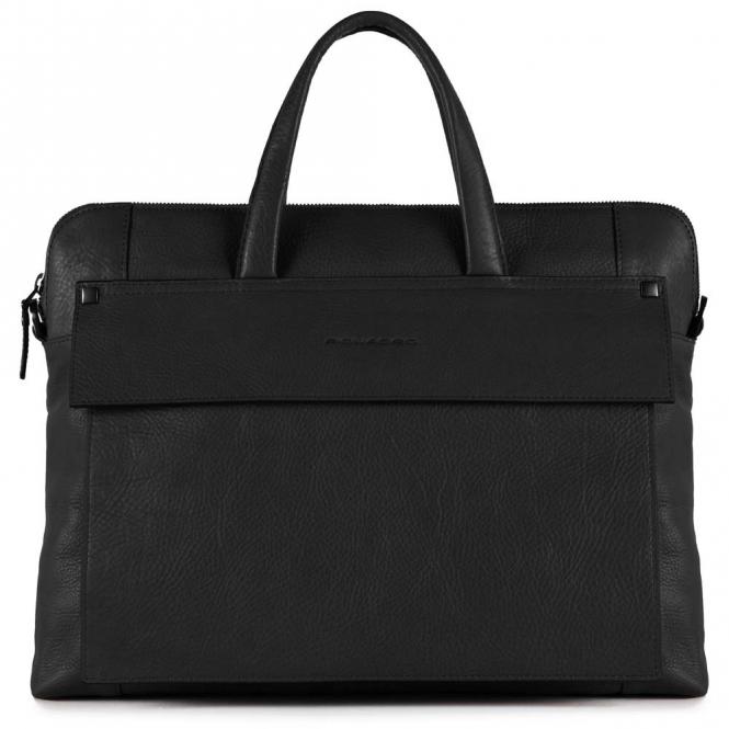 Kurzgriff-Laptoptasche mit iPad®Air/Pro 9,7-Fach schwarz