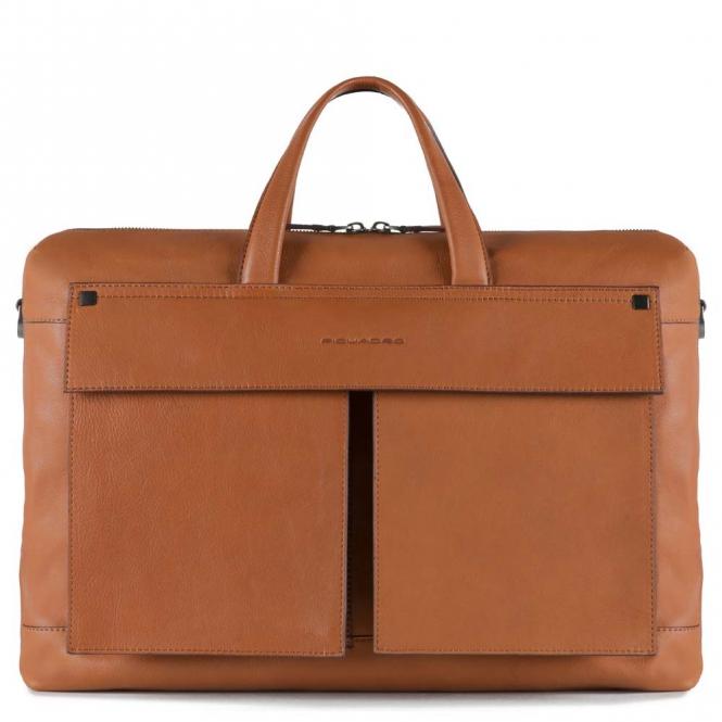 Kurzgriff-Laptoptasche mit zwei Fächern und iPad®Air/Pro 9,7-Fach 