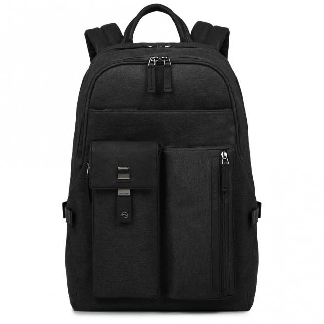 Erweiterbarer Laptoprucksack 15,6" schwarz