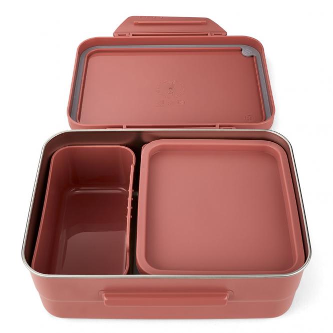 Edelstahl-Brotdose Nordic Coral