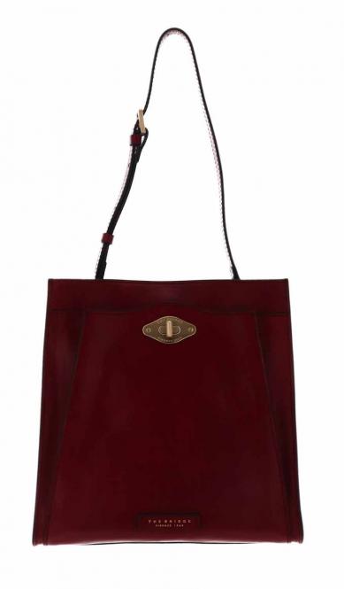 Hobo Bag Schultertasche Ribes-Rot/Gold 