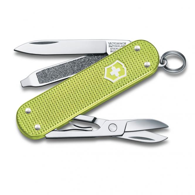 Alox Colors, 58 mm, kleines Taschenmesser Lime Twist