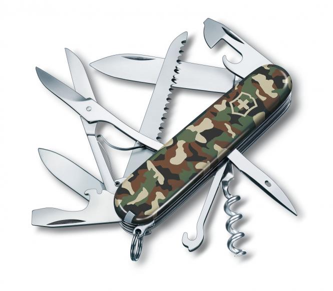 15 Funktionen, Mittleres Taschenmesser Camouflage