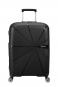 American Tourister StarVibe Trolley 67cm mit 4 Rollen, Erweiterbar + GRATIS HOTELGUTSCHEIN Schwarz
