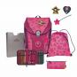DerDieDas ErgoFlex MAX "Superflash" Schulrucksack-Set 5-teilig mit Sportbeutel Neon Star