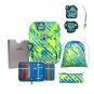 DerDieDas ErgoFlex "NEON" Schulrucksack-Set 5-teilig mit Sportbeutel Neon Monster
