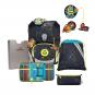 DerDieDas ErgoFlex Tiny Exklusiv LED Schulrucksack 5-teiliges Set Crazy