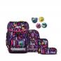 ergobag cubo LUMI Editon 5-teiliges Schulrucksack-Set 2025 AmBärzonas