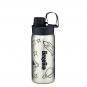 ergobag Schulzubehör Edelstahl Trinkflasche 500ml -2024 Schwarz