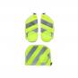 ergobag Schulzubehör Fluo-Zip Set mit Reflektorstreifen, 3-tlg. ab 2019 Gelb