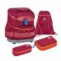 Finkid Buddy Schulrucksack-Set beet red/chili