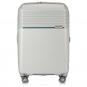 Hedgren Lineo Stripe M, 66cm Trolley erweiterbar Silver
