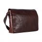 Leonhard Heyden Cambridge Leder-Umhängetasche L mit Laptopfach 15"