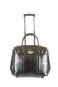 Olivia Lauren Jackson Trolley-Tasche mit 2-Rollen Croco Black