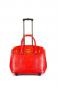 Olivia Lauren Louna Trolley-Tasche mit 2-Rollen Croco Snake Red