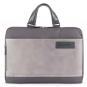 Piquadro Ade Laptoptasche 15,6" aus recyceltem Stoff, mit iPad®-Fach grau