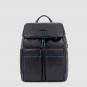 Piquadro Blue Square Revamp Laptop-Rucksack 14" mit iPad®-Fach Nachtblau