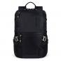 Piquadro PQ-Modular Laptoprucksack 15" aus rezykliertem antiviralen Stoff und RFID Blocker Schwarz