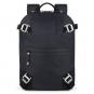 Piquadro PQ-Modular Laptoprucksack 13,3" aus rezykliertem antiviralen Stoff Schwarz