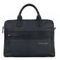 Piquadro Laszlo Doppelgriff-Laptoptasche mit Fächerfach midnight blue