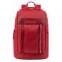 Piquadro PQ-Bios Laptoprucksack 15,6" und Flaschen-/Schirmtasche rot