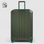 Piquadro PQ Light Großer Trolley Koffer mit 4-Rollen, erweiterbar4 Rollen Foresta Verde