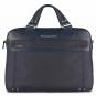 Piquadro Link Doppelgriff-Laptoptasche 15" mit iPad®-/iPad®Air-/iPad®mini-Fach Blau