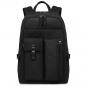 Piquadro Yukon Erweiterbarer Laptoprucksack 15,6" schwarz