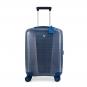 Roncato WE ARE GLAM TEXTURE Cabin Trolley 4-Rollen, 55/20cm Platino-Blue Pied De Poule