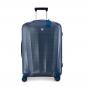 Roncato WE ARE GLAM TEXTURE Trolley M  4-Rollen, 70cm Platino-Blue Pied De Poule