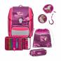 Scout Genius Schulranzen-Set 4-teilig mit Sportbeutel DIN Pink Horse
