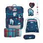 Scout Neo Exklusiv LED Schulranzen-Set 4-teilig White Unicorn