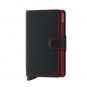 Secrid Miniwallet Matte MM-Black & Red