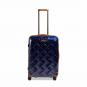 Stratic Leather & More Trolley M, 4 Rollen Blue