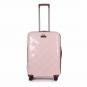 Stratic Leather & More Trolley M, 4 Rollen Rose