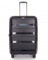 Stratic Straw + Hartschalen-Koffer L, erweiterbar black