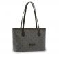 The Bridge Anna Leder-Shopper 33cm Schwarz/Gold