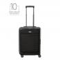 TITAN Litron Frame Trolley S, Handgepäck-Koffer mit Vortasche + Gratis Hotelgutschein Schwarz