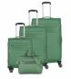 Travelite MIIGO Set 4w L exp./M exp./S +Bordtasche Matcha