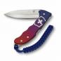 Victorinox Evoke Alox Grosses Taschemesser, Klappbares Messer blau/rot