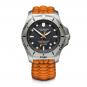 Victorinox I.N.O.X. Professional Diver Herrenuhr black dial, orange paracord strap