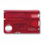 Victorinox Swiss Card Nailcare, 13 Funktionen rot transparent